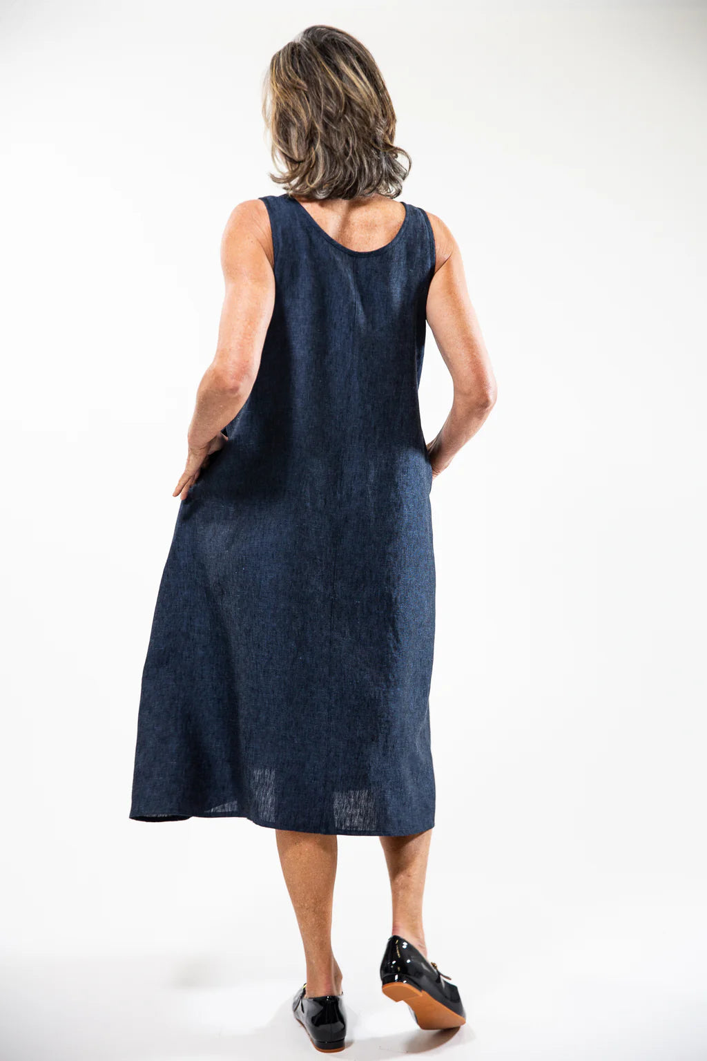 Danni Slip Dress - Navy