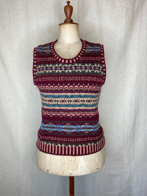 Westray Fairisle Vest - Aphrodite