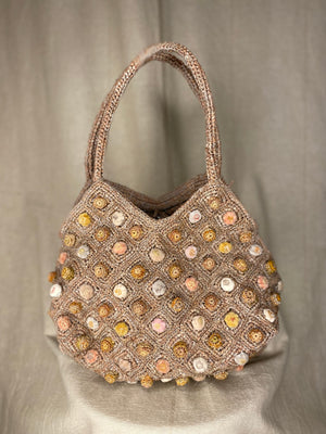 Azalea Anses Courtes Raffia Bag