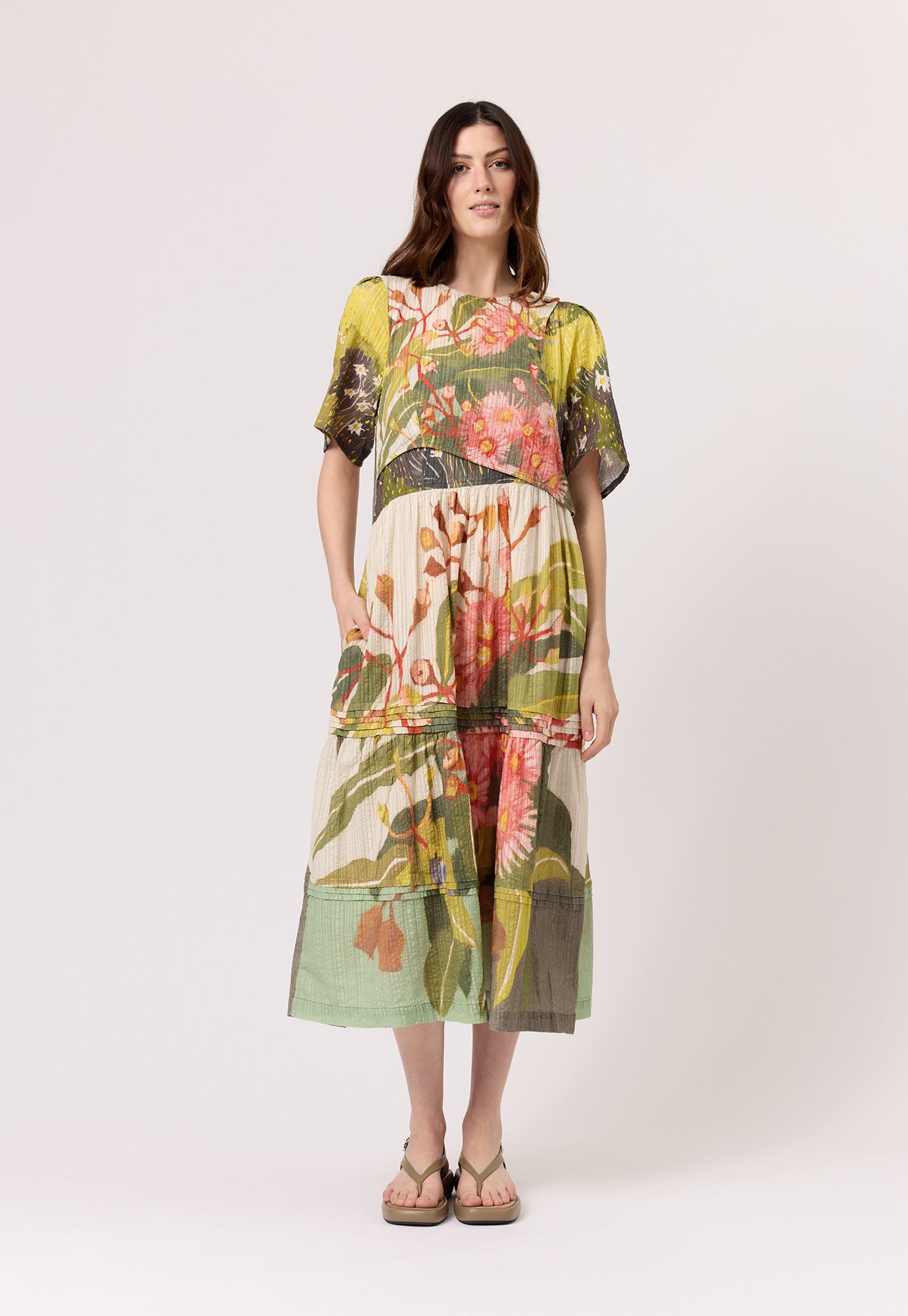 Tiered Mabel Dress - Flowering Gum