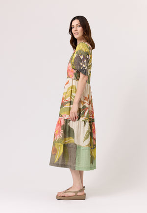 Tiered Mabel Dress - Flowering Gum