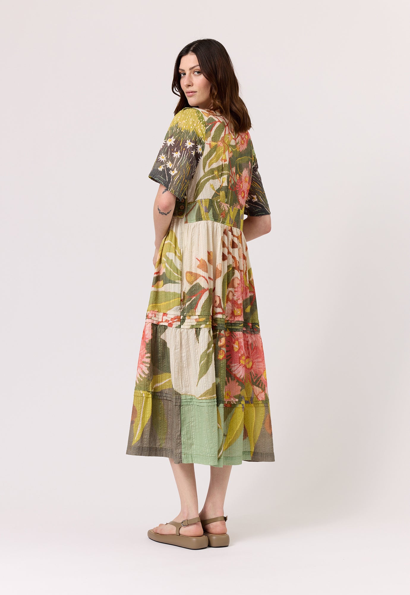 Tiered Mabel Dress - Flowering Gum