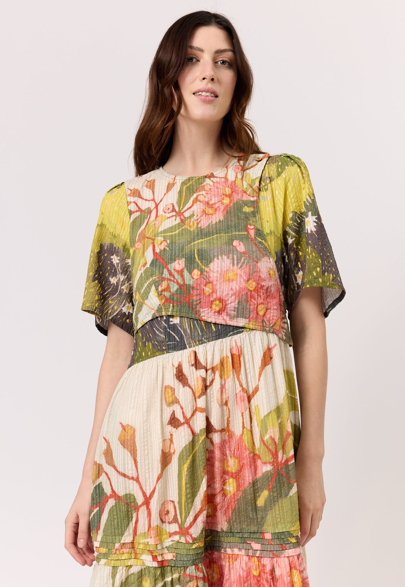 Tiered Mabel Dress - Flowering Gum