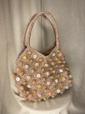 Azalea Anses Courtes Raffia Bag