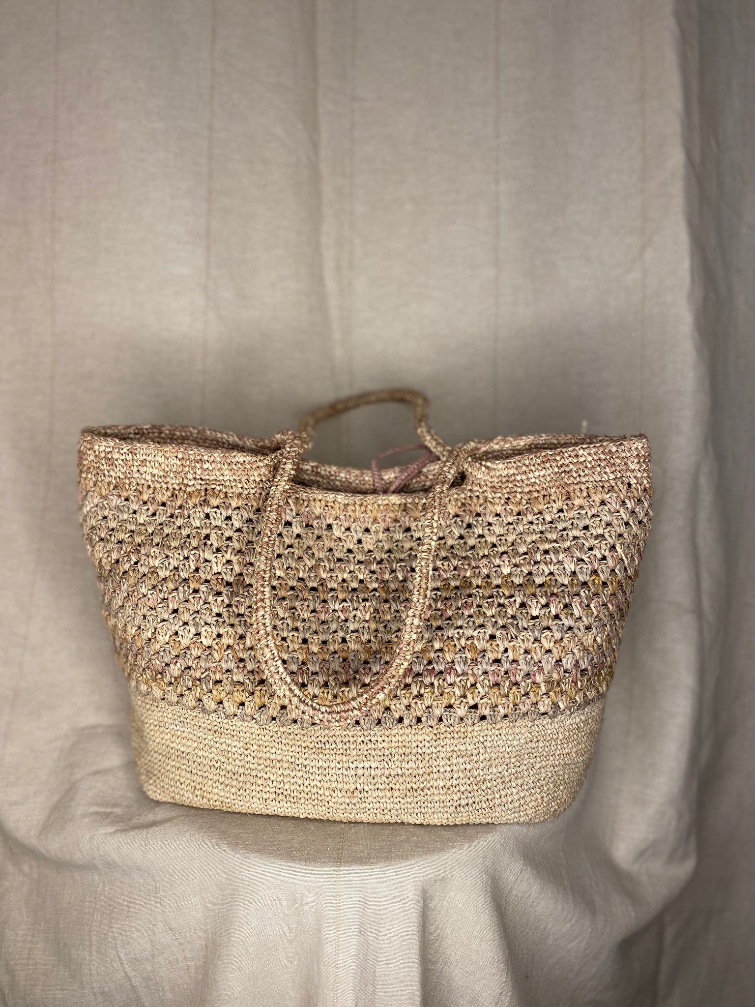 Mastic & Pierres Raffia Bag