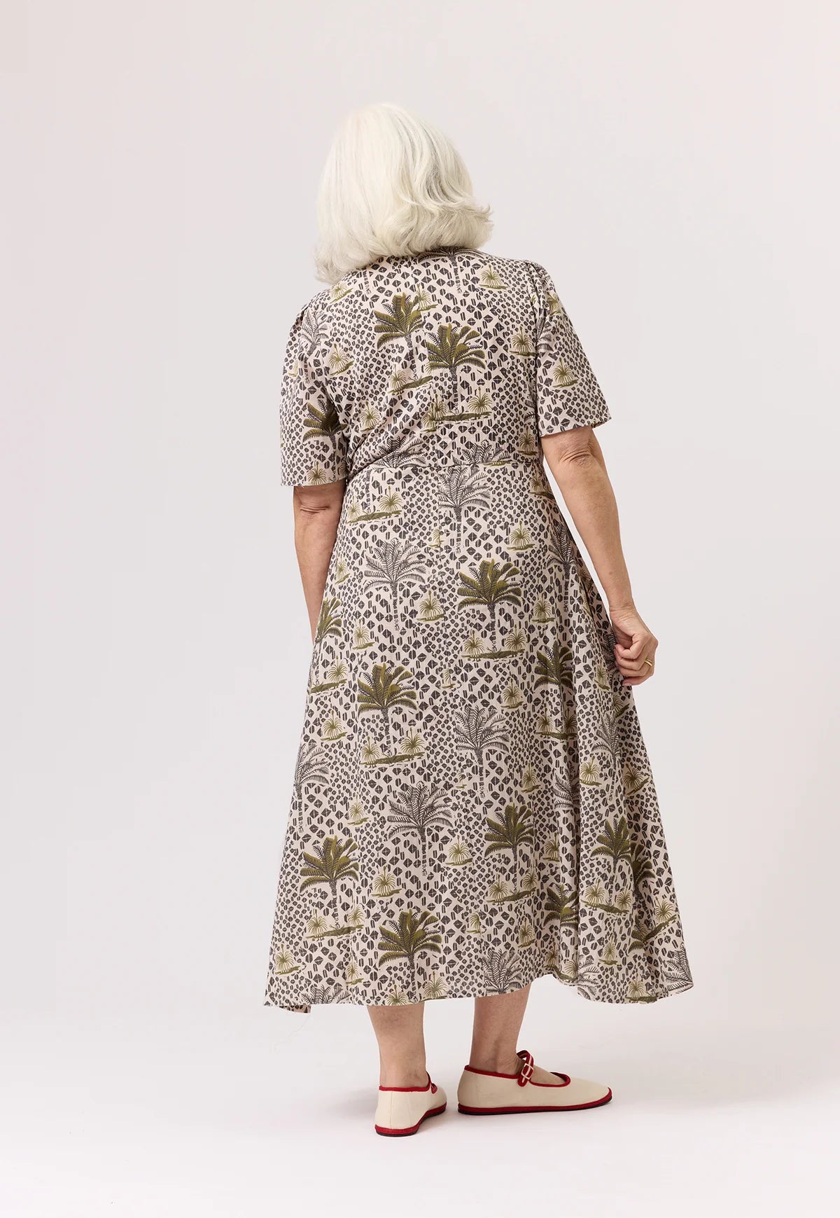 Lotta Dress - Lino Palm