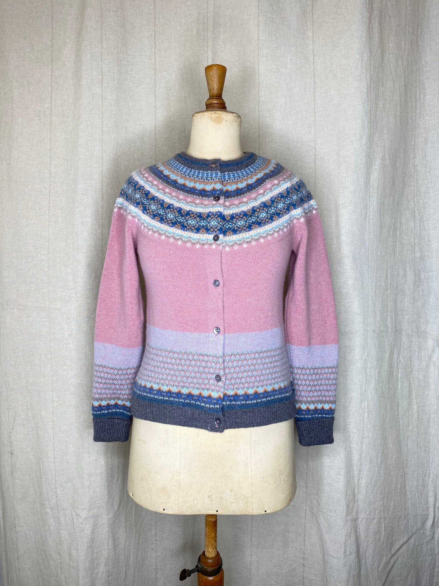 Alpine Cardigan - Vintage Pink