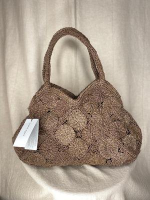 Roccia Anses Longues Raffia Bag