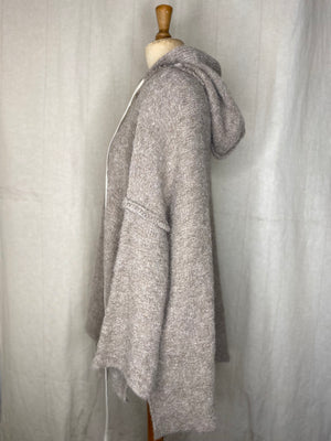 Alpaca Oversized Hoodie Jacket