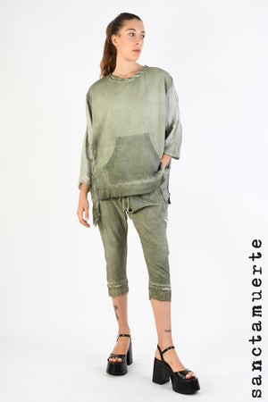 Oversized Sweater Top 280 - Olive