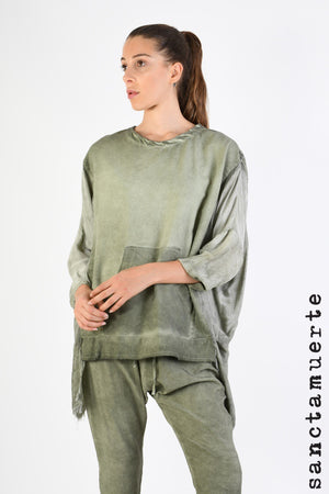 Oversized Sweater Top 280 - Olive