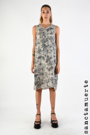 Tank Dress 287 - Desert Toile Print