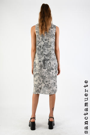 Tank Dress 287 - Desert Toile Print