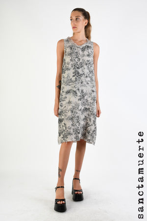 Tank Dress 287 - Desert Toile Print