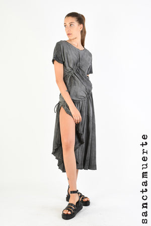 Rouched Dress 315 - Grigio