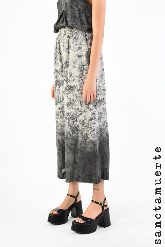 Culotte Pants 348 - Desert Toile Print