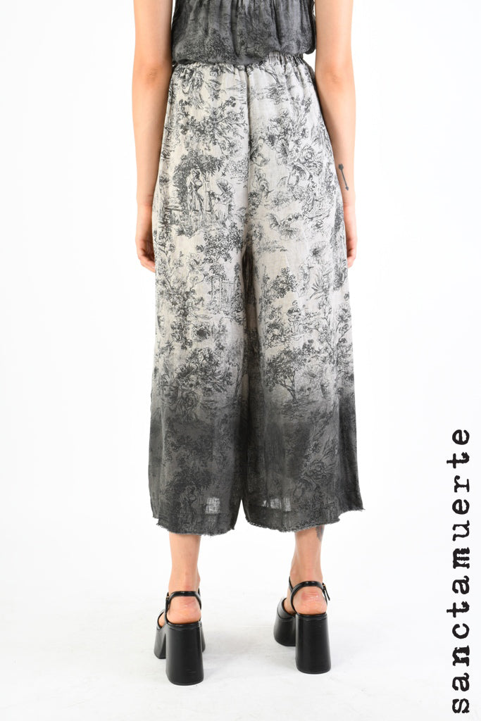 Culotte Pants 348 - Desert Toile Print