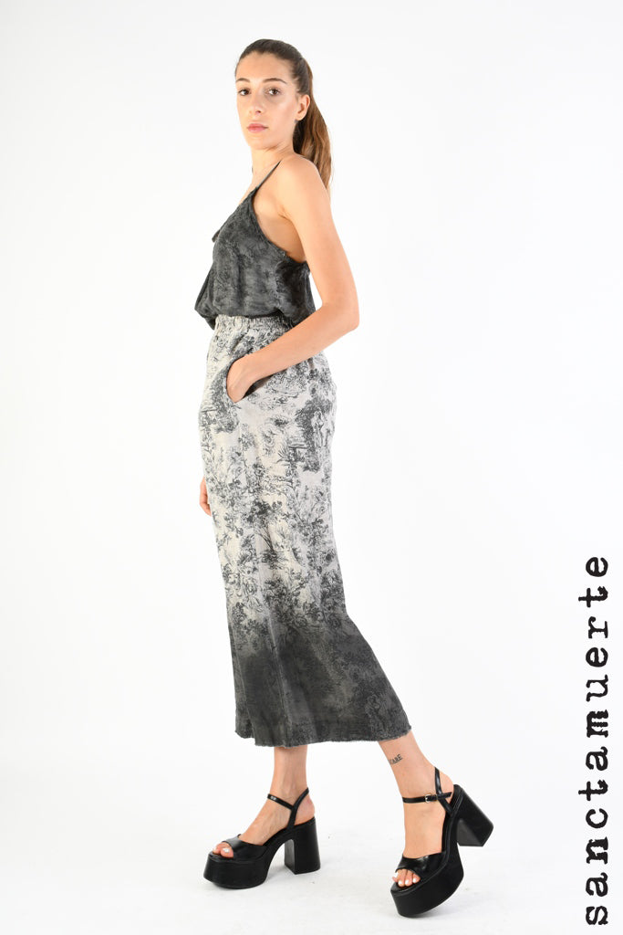 Culotte Pants 348 - Desert Toile Print