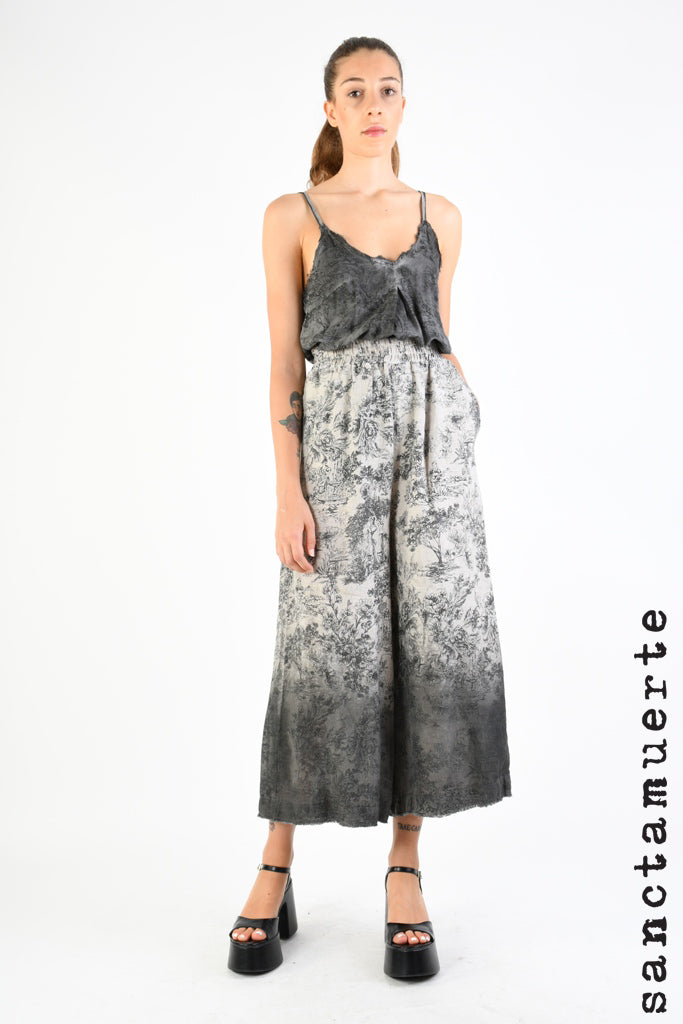 Culotte Pants 348 - Desert Toile Print