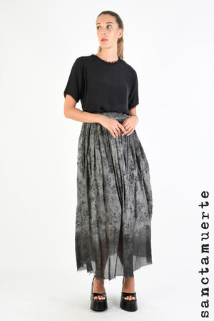 Skirt 367 - Grigio Toile Print