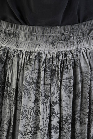 Skirt 367 - Grigio Toile Print