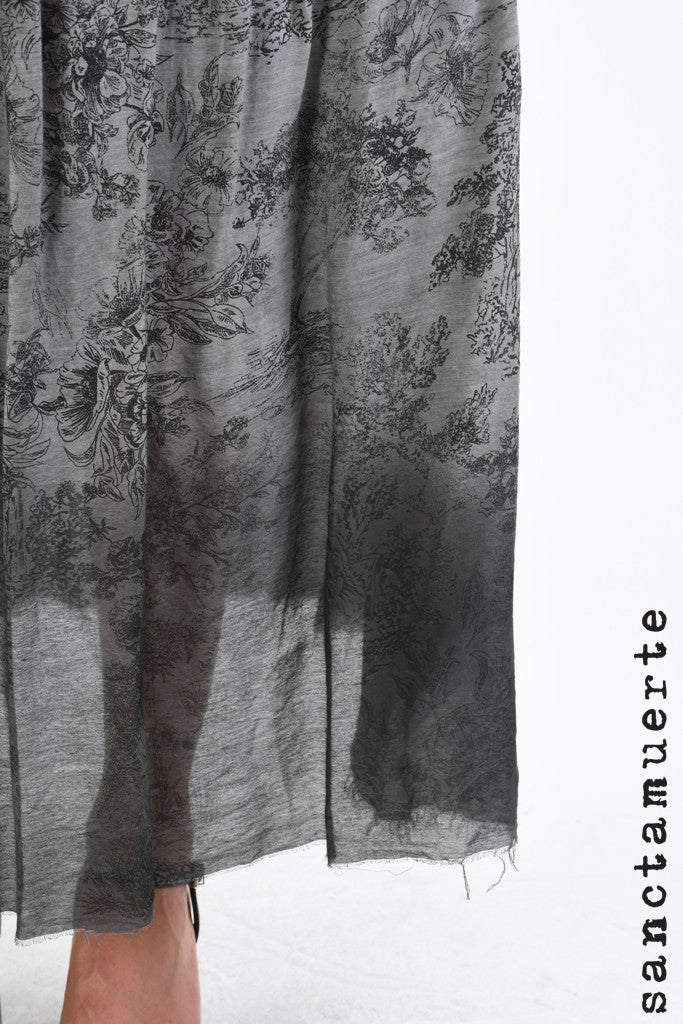 Skirt 367 - Grigio Toile Print