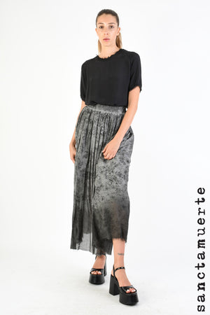 Skirt 367 - Grigio Toile Print