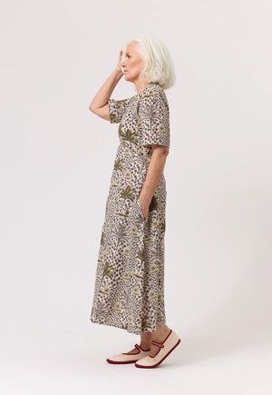 Lotta Dress - Lino Palm