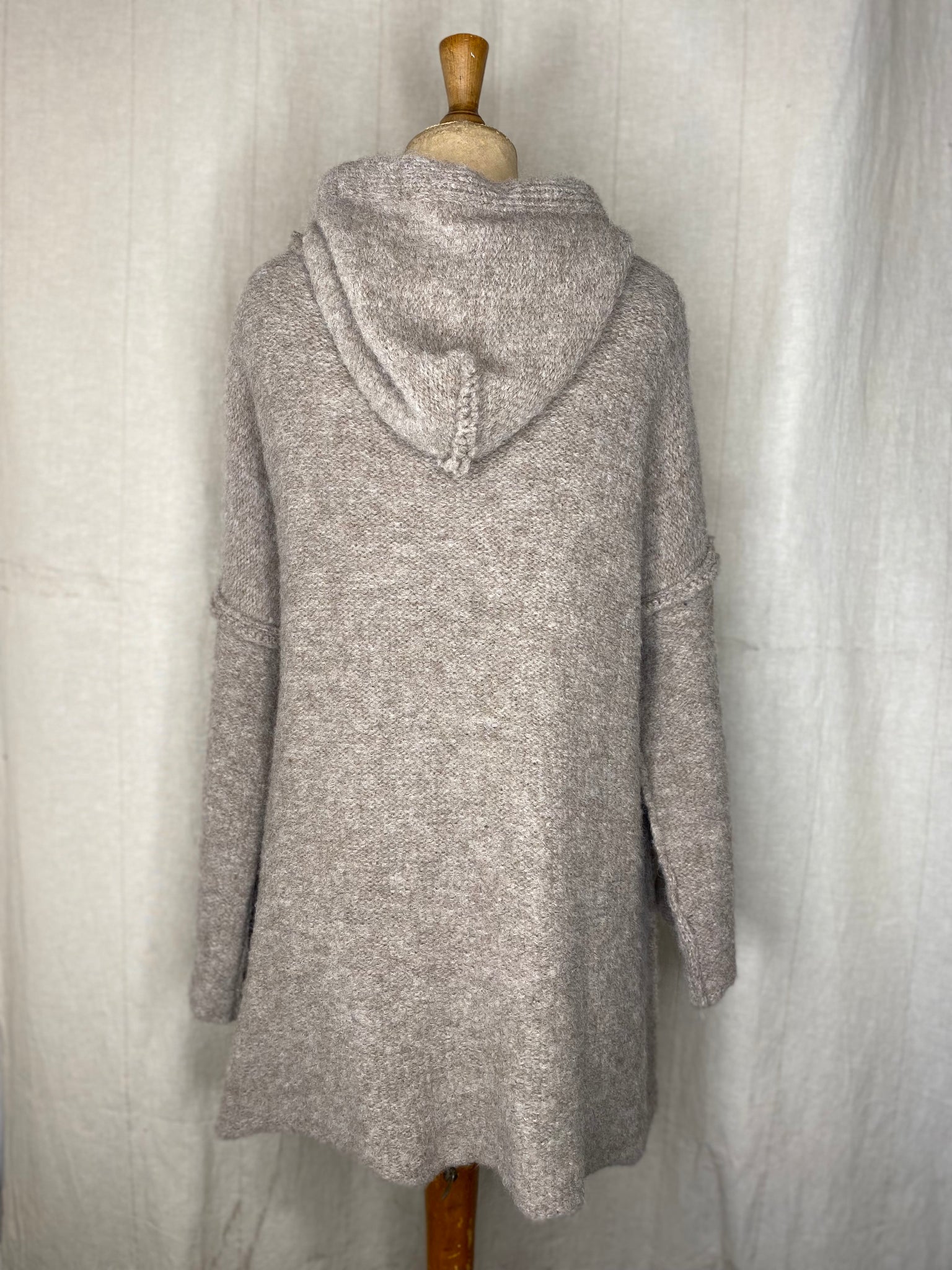 Alpaca Oversized Hoodie Jacket