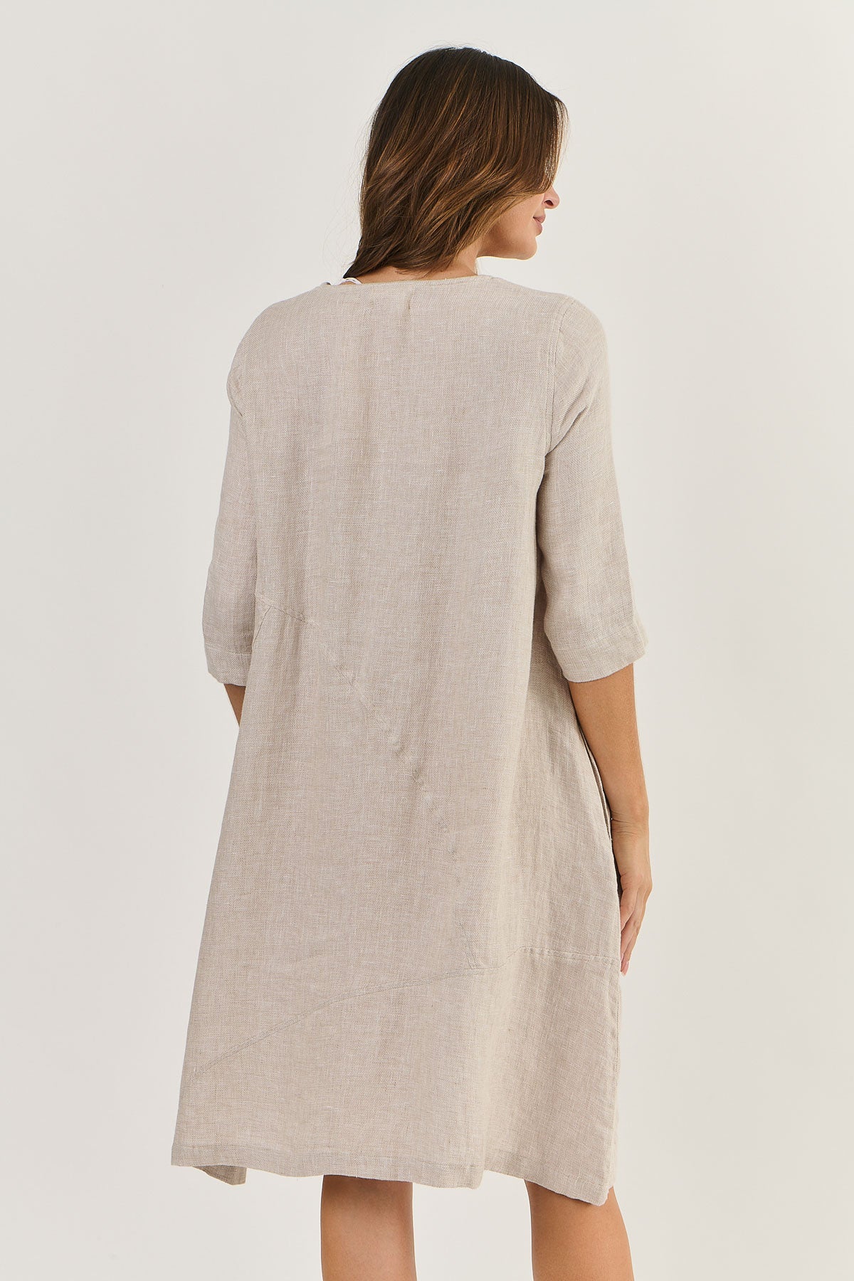 Pieced Panel Dress - Dune