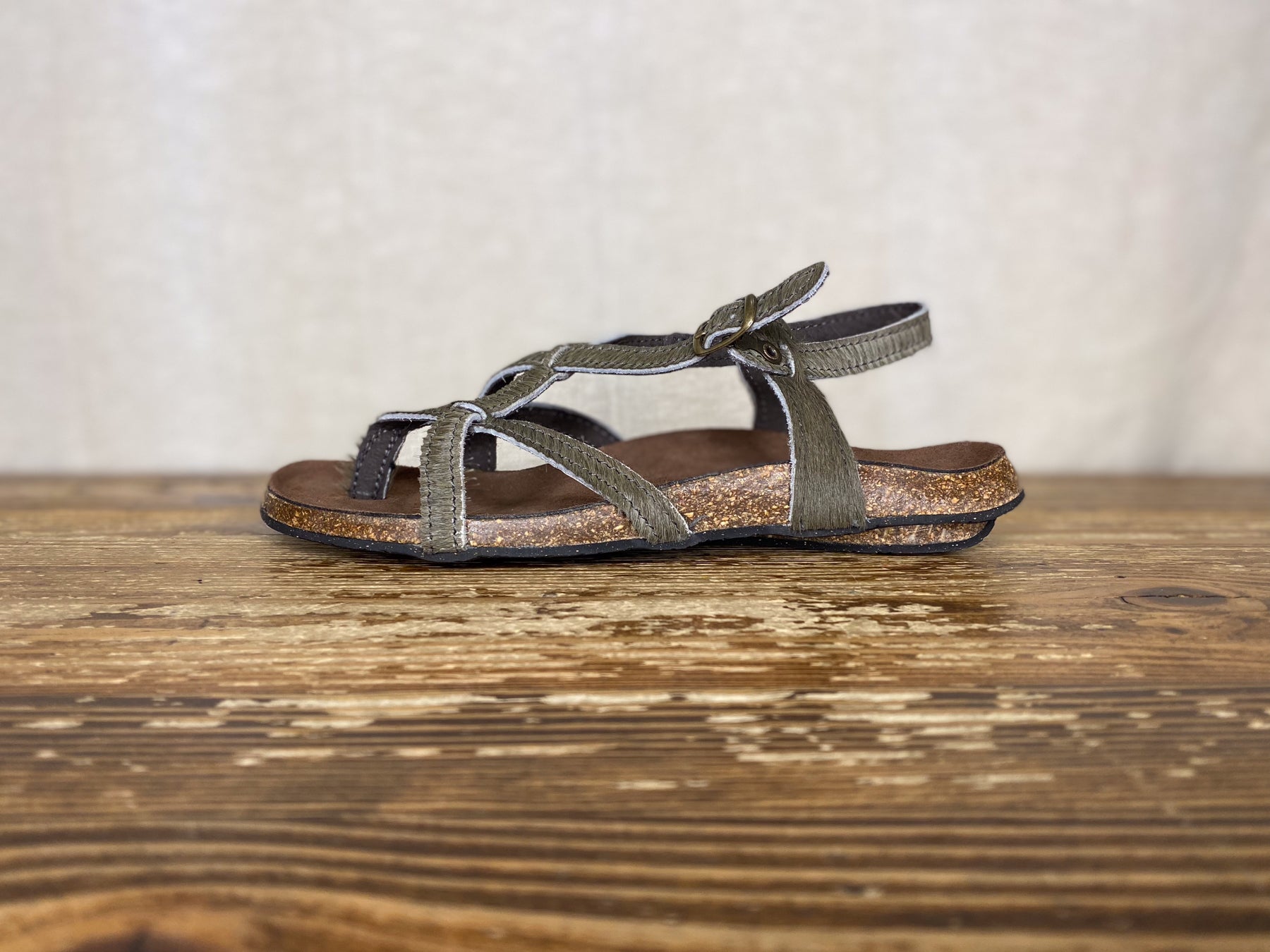 Montmartre Cork Sandal - Khaki