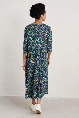 Line Strokes Dress - Woodland Carpet Maritime