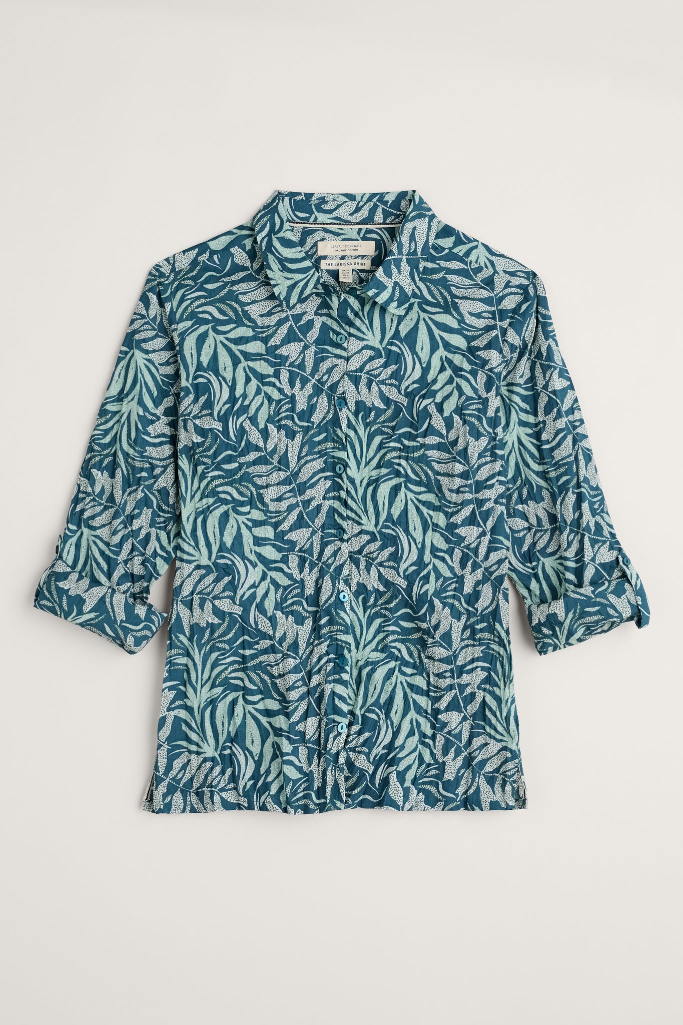 Larissa Shirt - Dune Fronds Pool