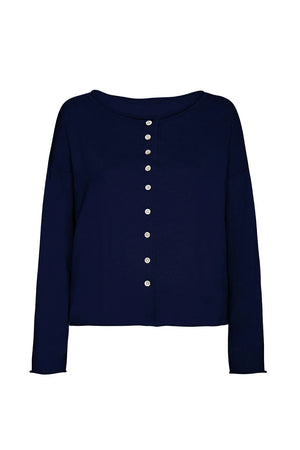 Malta Reversible Cardigan - French Navy