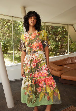 Tiered Mabel Dress - Flowering Gum