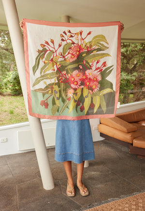 Silk Scarf - Flowering Gum