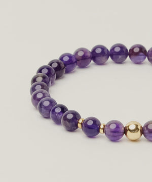 Peace Bracelet w Amethyst