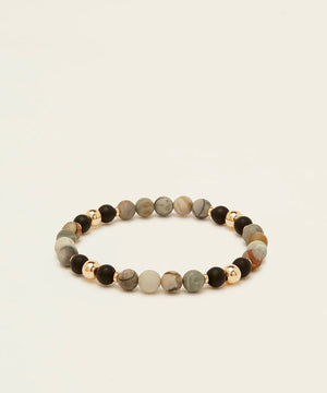 Mr Minty Bracelet w Picasso Jasper & Onyx