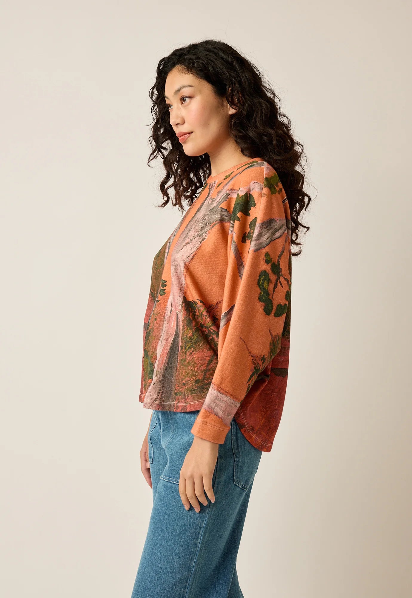 Dahlia Batwing Sweater - Dusty Road