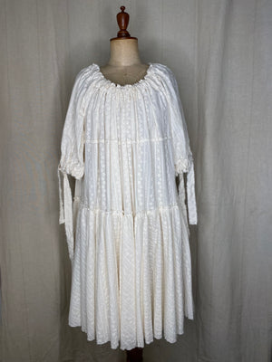 Broderie Anglaise Volant Dress