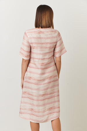 Pleat Linen Dress