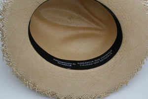 Fray Panama Hat - Sand